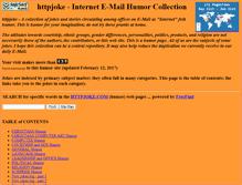 Tablet Screenshot of httpjoke.com